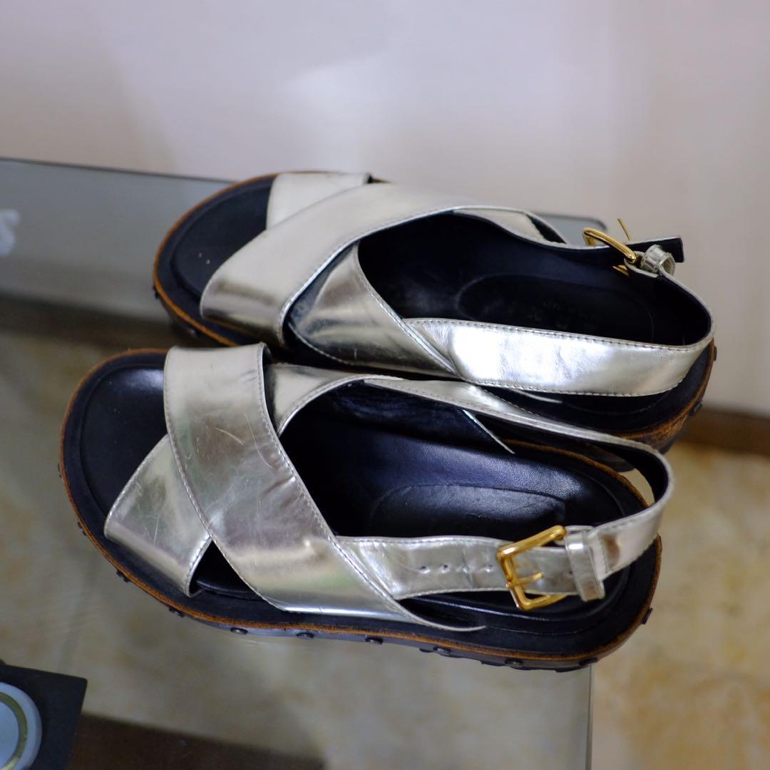 Marni Sandals (Category: Flats & Sandals) located in Las Pinas. Submitted by ekekstuff (Listing ID 1080826390, Image 2). Description: These have been with me through it all but I have to let it go :( fits 6.5 the best! Payment: BDO and Gcash.