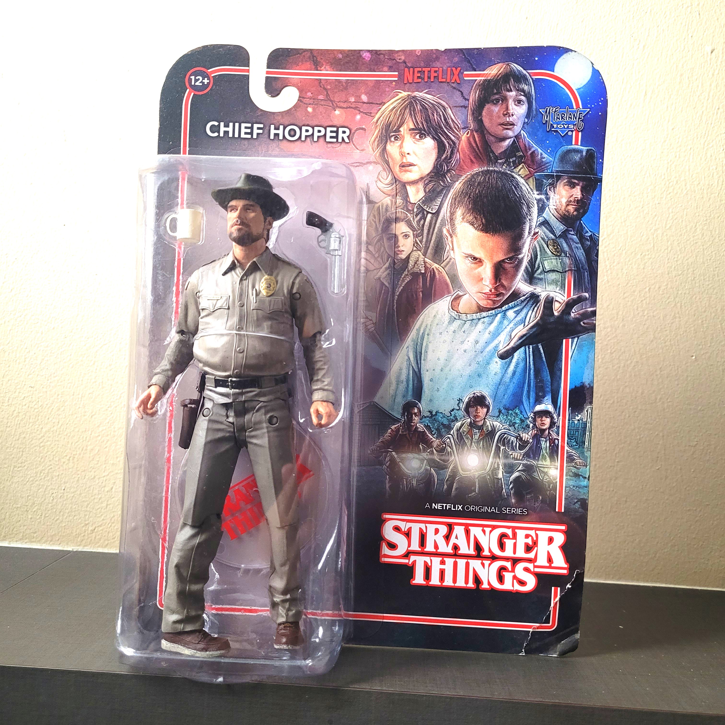 McFarlane Toys Stranger Things Chief Hopper 7", Hobbies & Toys, Toys