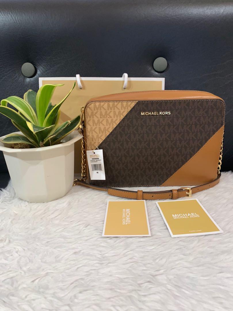 michael kors tri color bag