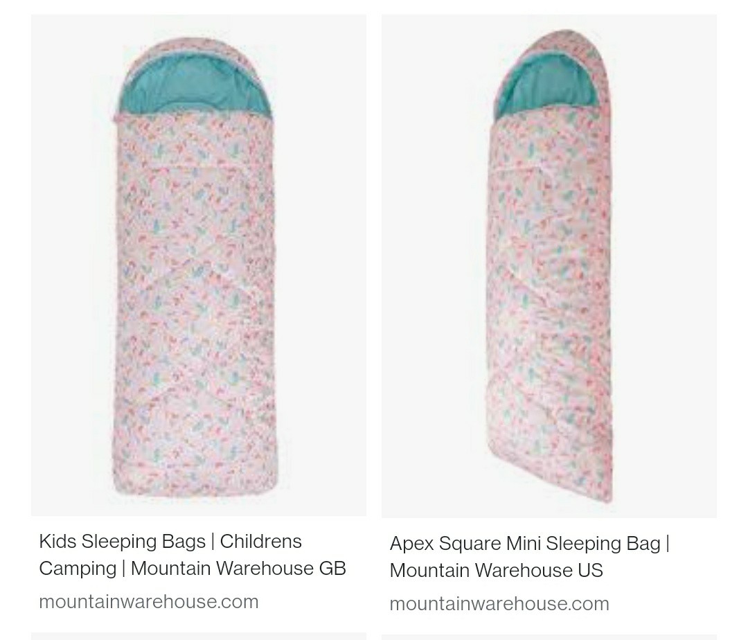 Mountain warehouse kids sales sleeping bag