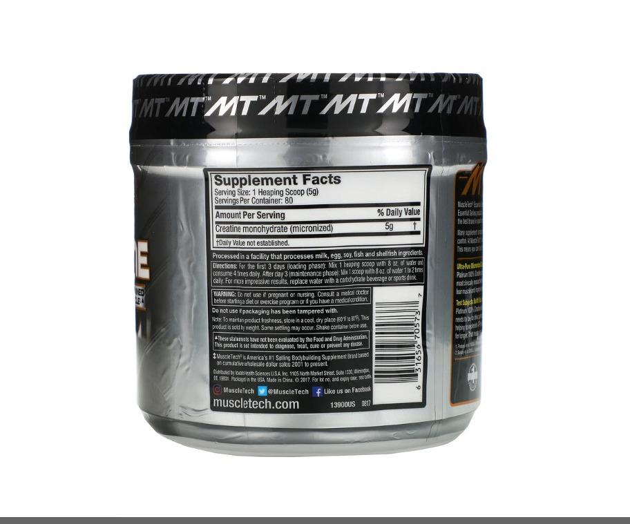[2 for $85] MuscleTech Platinum Creatine 400g Gym Bodybuilding Workout ...
