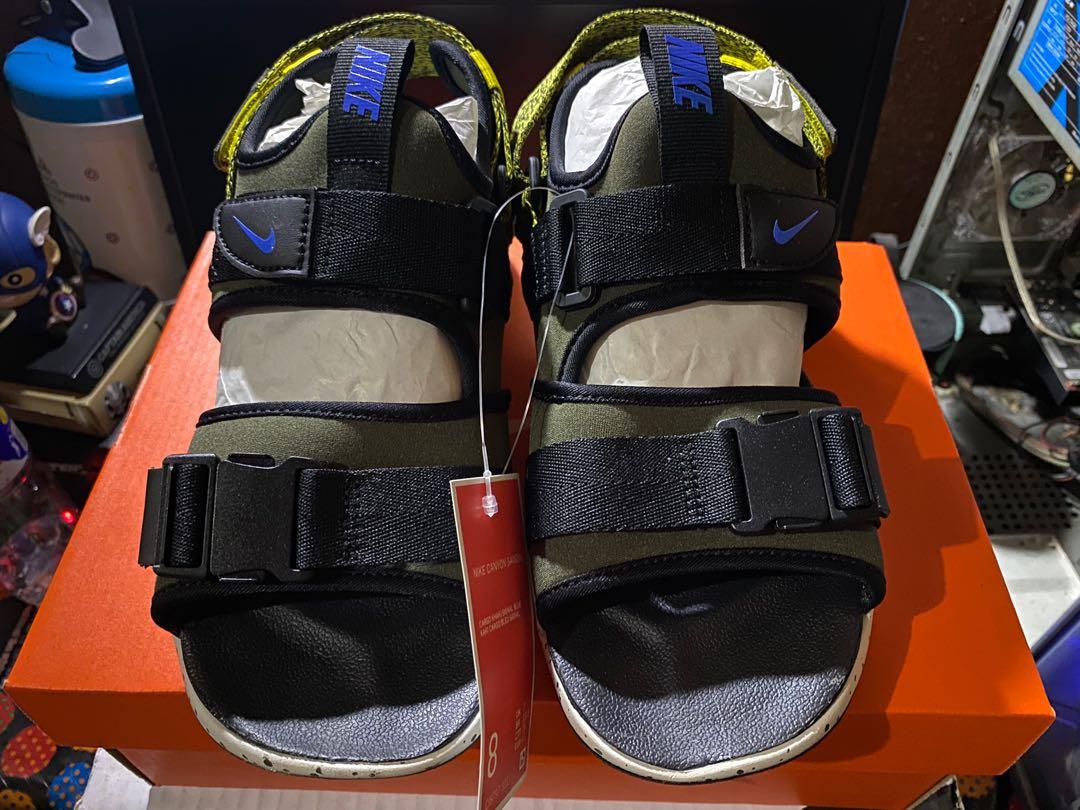 Nike Canyon Sandals Men S Fashion Footwear Slippers Slides On Carousell