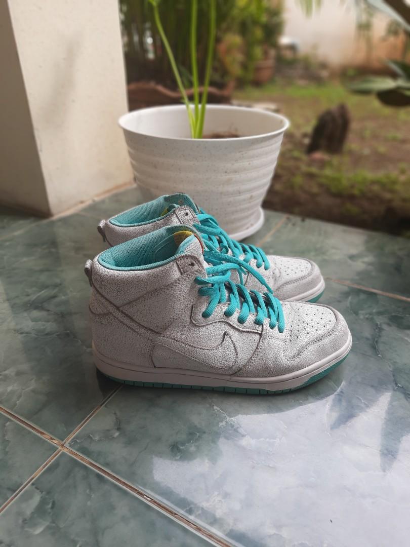 Nike Dunk SB High Flamingo Second Fesyen Pria Sepatu Sneakers di Carousell