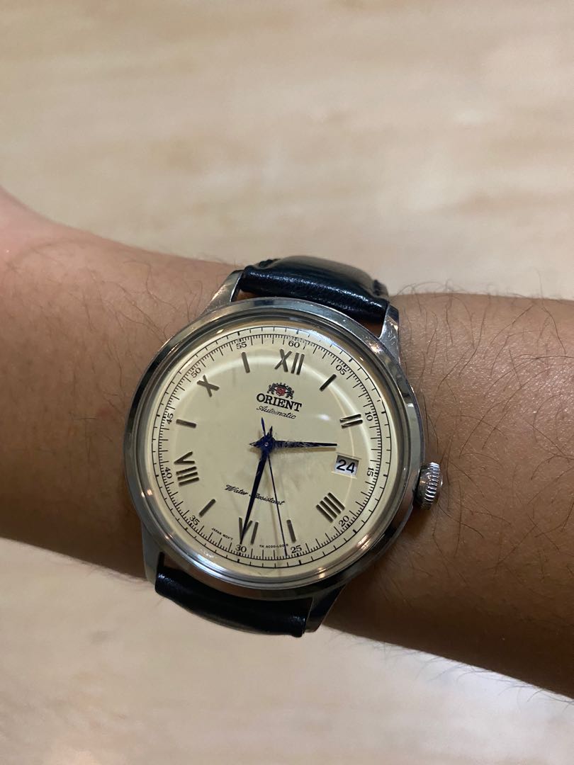 orient bambino watch straps