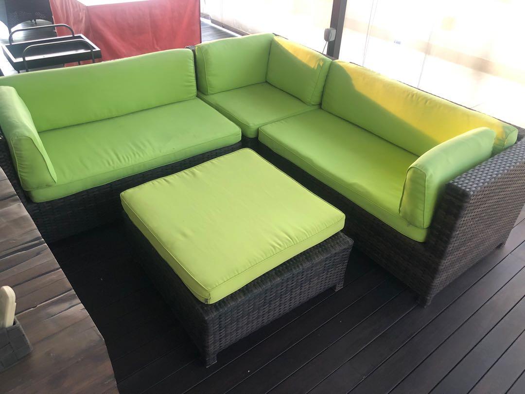 Outdoor Furniture Sofa Set, Furniture & Home Living, Furniture, Sofas