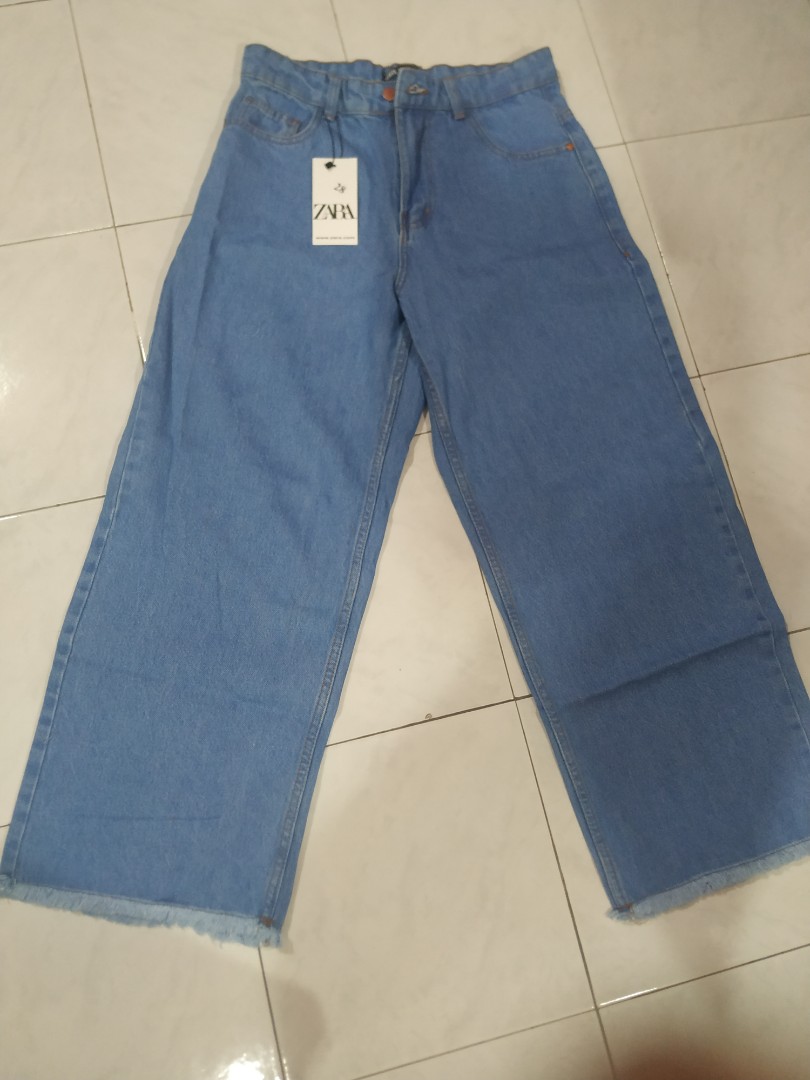 Denim palazzo hot sale zara