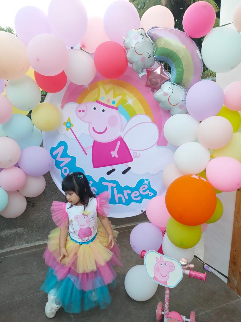 Peppa pig birthday girl outfit 2025