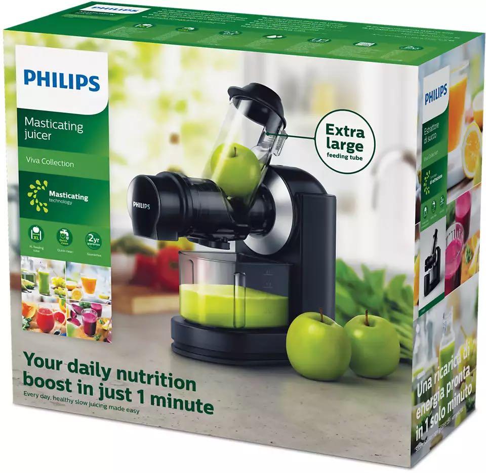 Philips Masticating Juicer HR1889/71, TV & Home Appliances, Kitchen