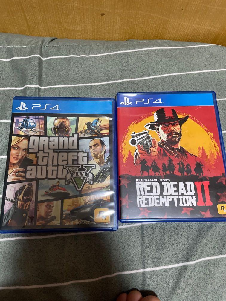 Ps4 Gta5 Red Dead 2 遊戲機 遊戲機遊戲 Carousell Ps4 Gta5 Red Dead 2 遊戲機 遊戲機遊戲 Carousell