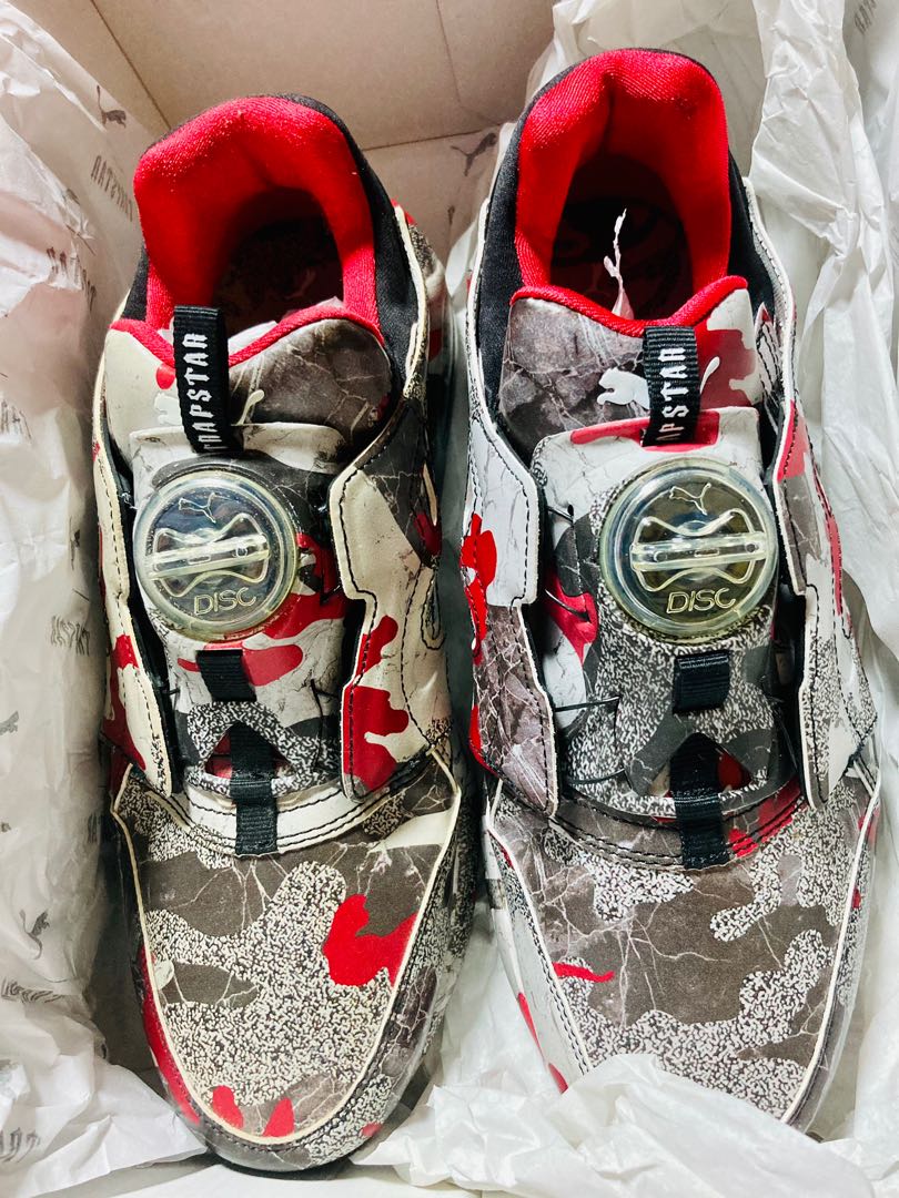Puma disc blaze top camo x trapstar
