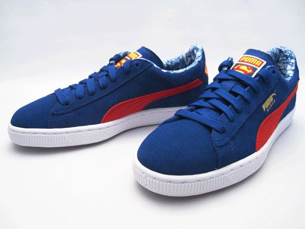 superman puma suede sneakers