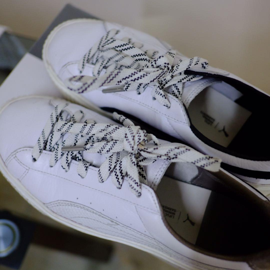 PUMA x Liful Minimal Garments (Category: Sneakers) located in Las Pinas. Submitted by ekekstuff (Listing ID 1080826053, Image 2). Description: PUMA x Liful Minimal Garments basket platform switch. Worn a couple times. Can still be cleaned! Fits US 7-7.5 Payment: BDO and Gcash.