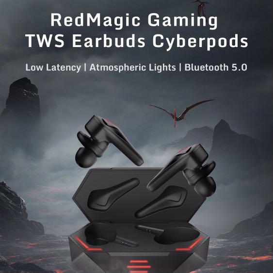 RedMagic Cyberpods Bluetooth Gaming Earbuds Audio Earphones on