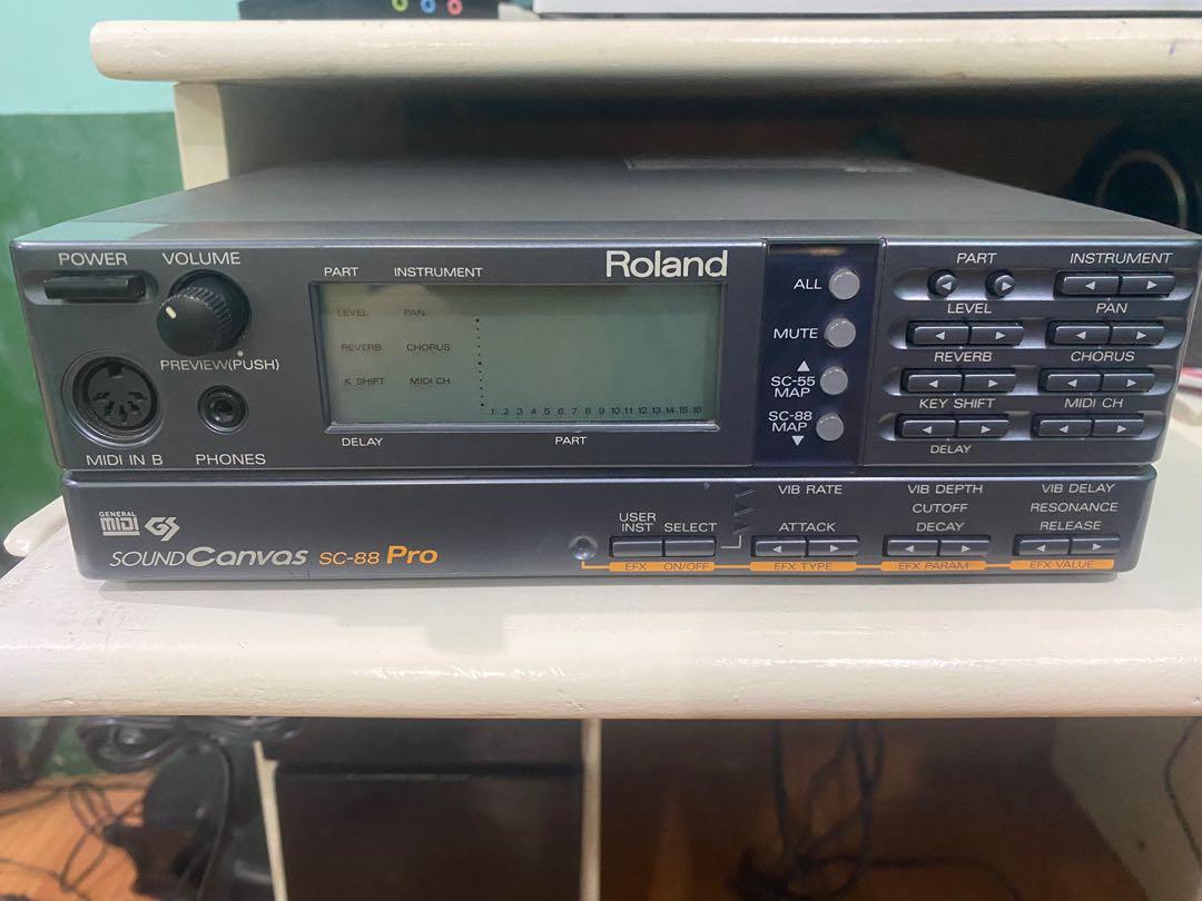 Roland SC-88 Pro Sound Canvas Module, Audio, Other Audio Equipment on  Carousell