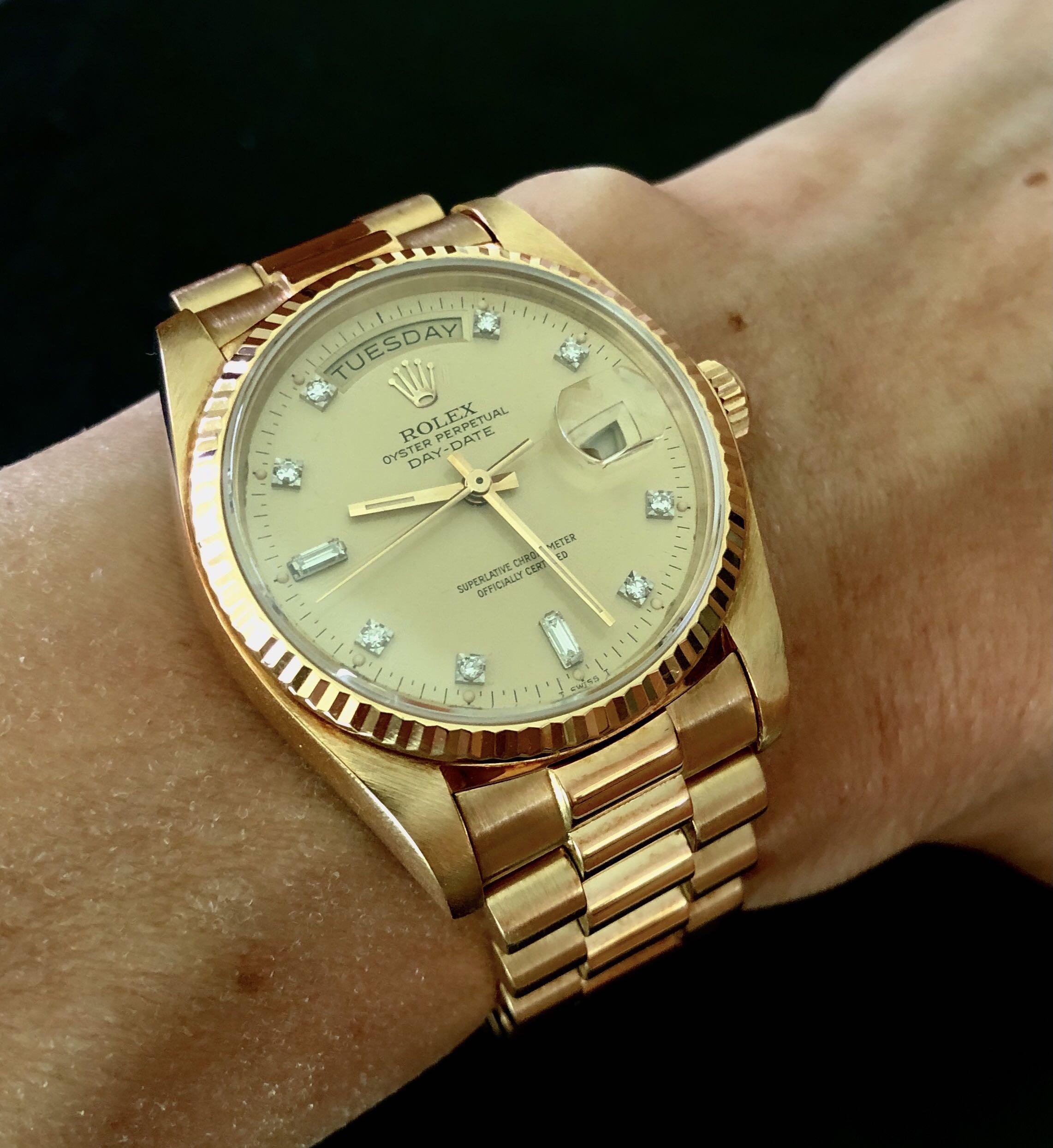 Rolex Day Date 18038 Full Set, Luxury, Watches on Carousell Rolex Day Date 18038 Full Set, Luxury, Watches on Carousell