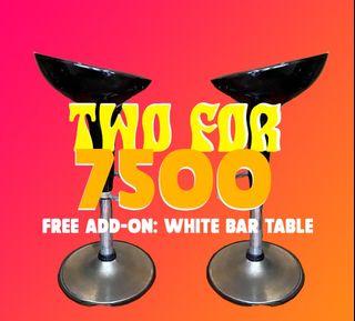SET: 2 Barstools + Bar Table