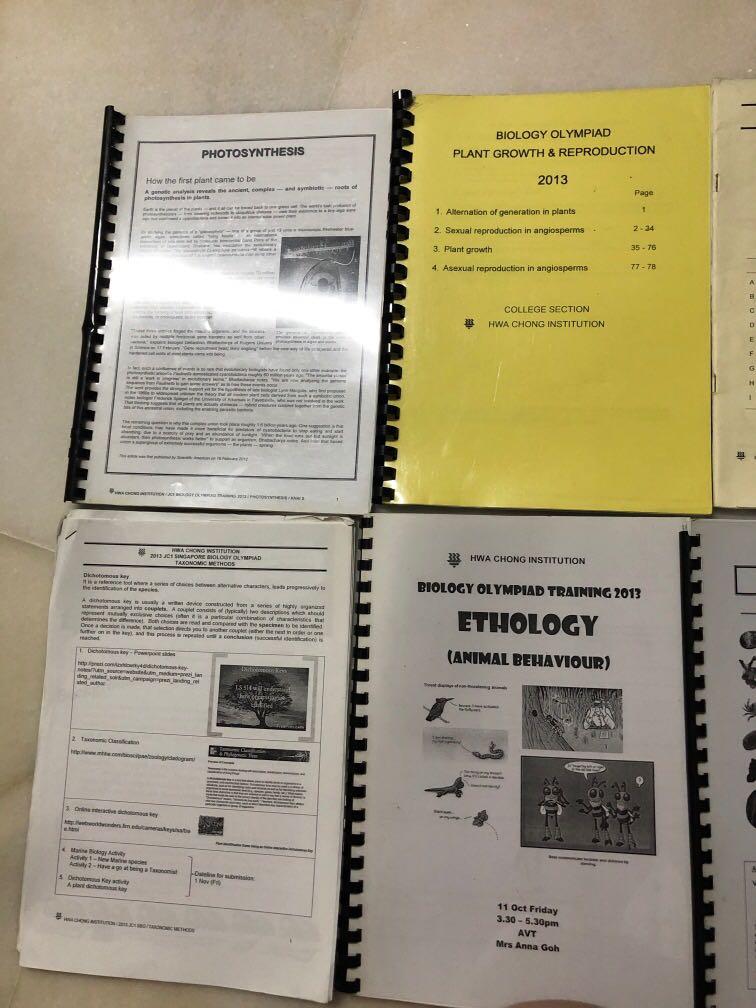 Singapore Biology Olympiad Training Materials, Hobbies & Toys, Books ...