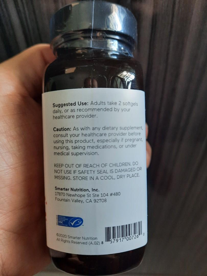 Smarter Omega 3 supplement, Health & Nutrition, Health Supplements