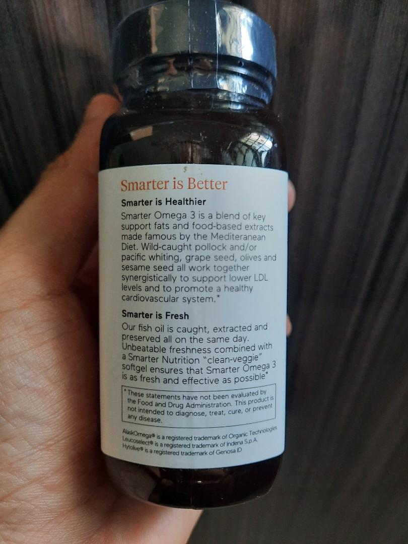 Smarter Omega 3 supplement, Health & Nutrition, Health Supplements