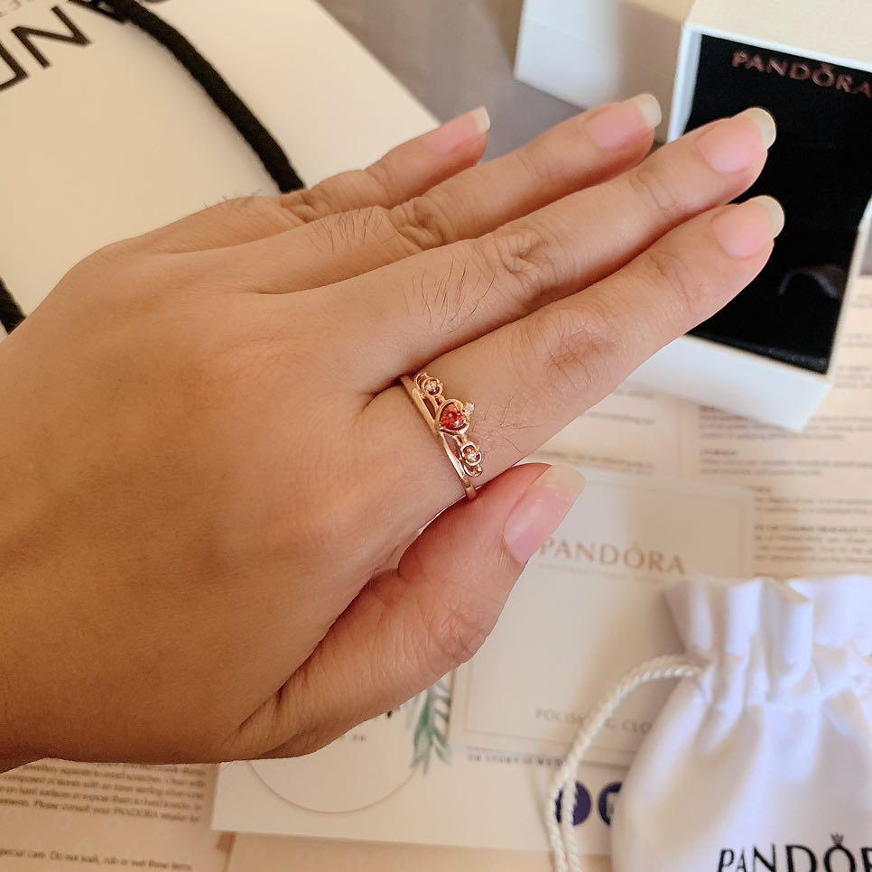 Pan 10 Snow white Crown Ring Women s Fashion Jewelry