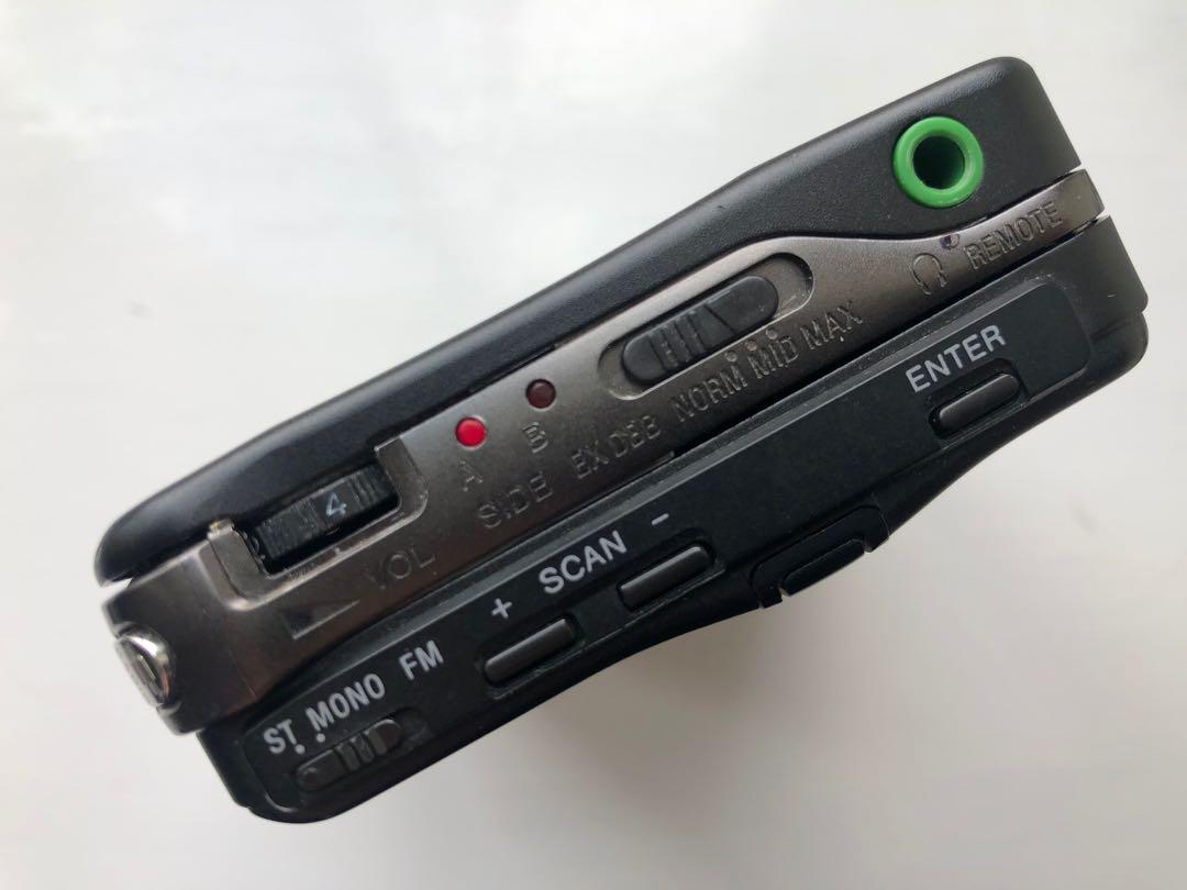 罕有靚仔全正常Sony Walkman WM-FX70 懷舊隨身聽錄音帶錄音機, 音響