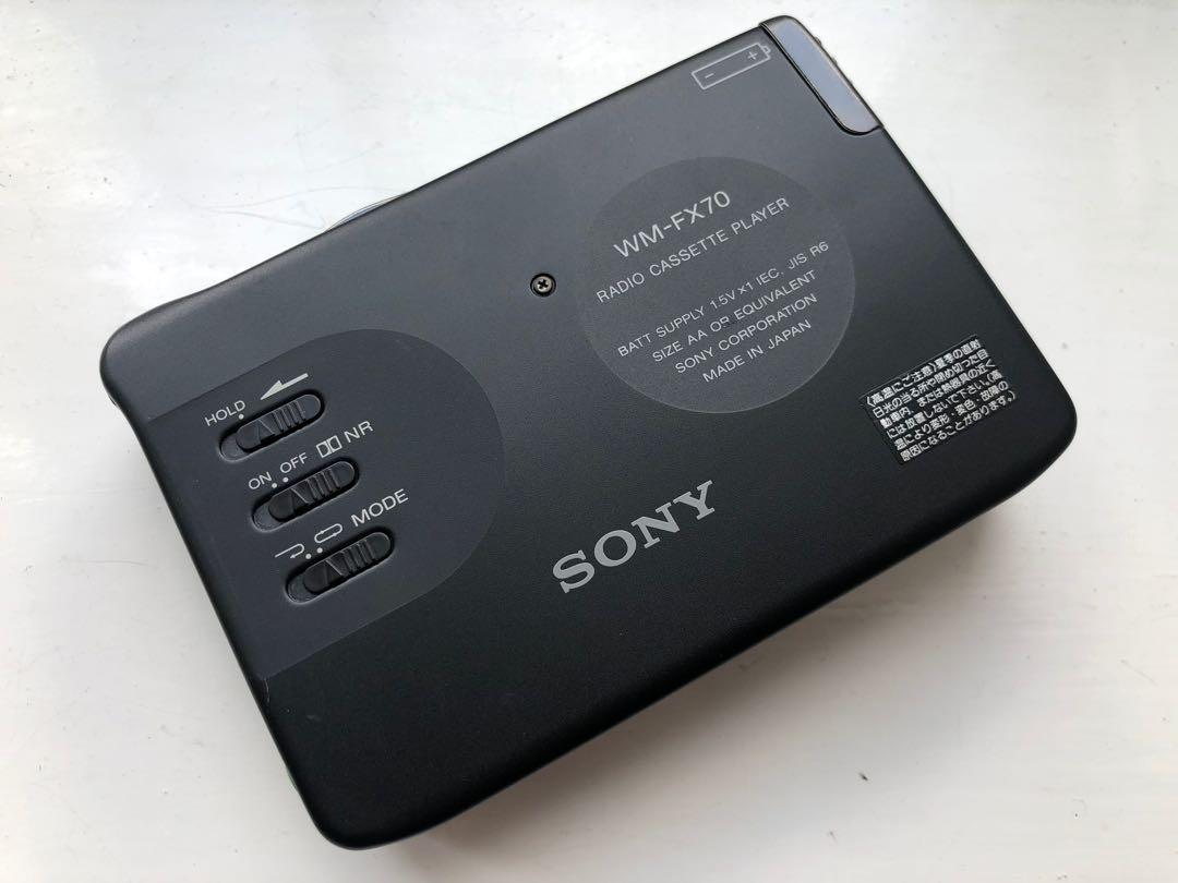 罕有靚仔全正常Sony Walkman WM-FX70 懷舊隨身聽錄音帶錄音機, 音響