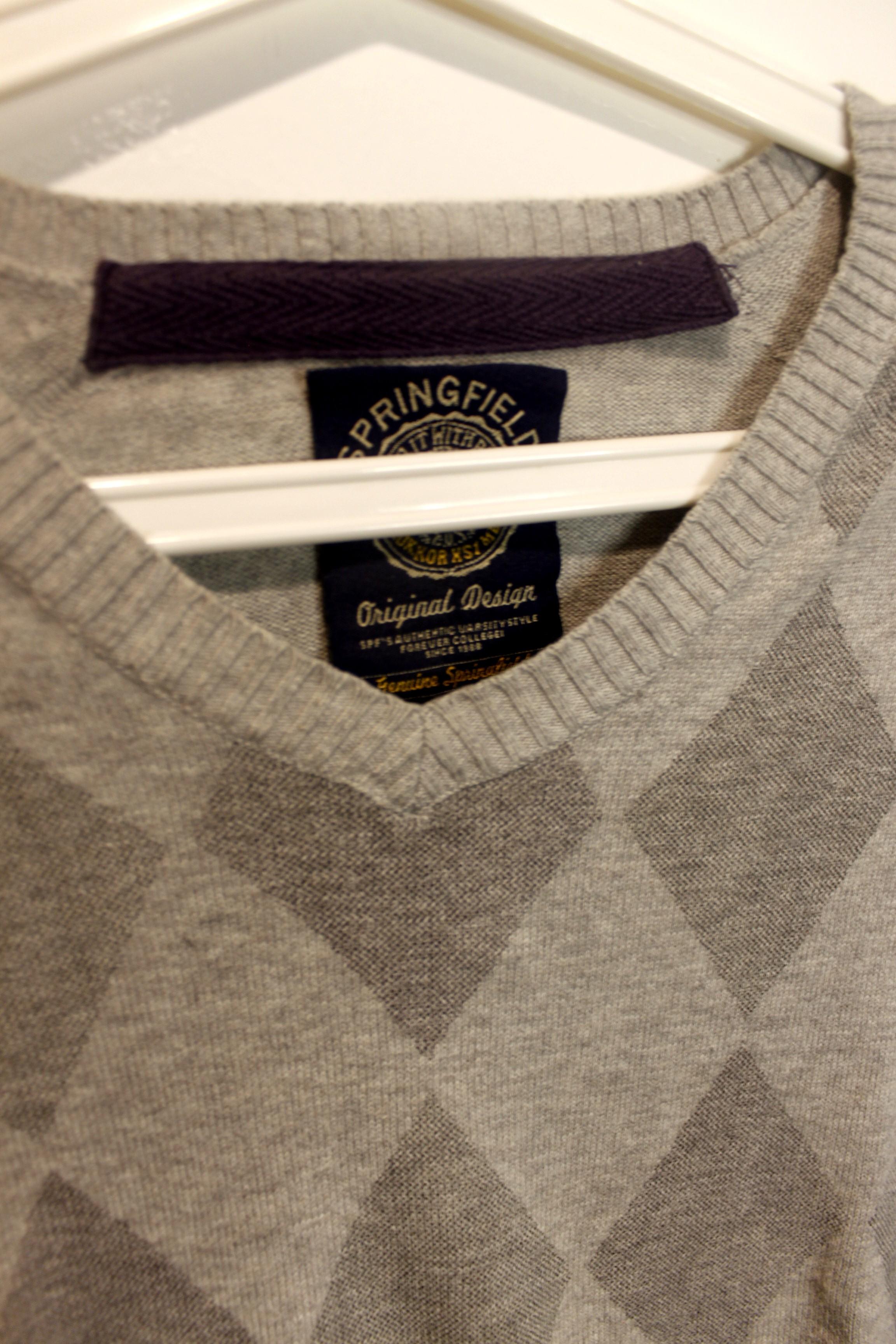 Springfield Sweater - Mens (Category: Coats, Jackets and Outerwear) located in Antipolo. Submitted by aaiitems (Listing ID 1080875113, Image 2). Description: Springfield Sweater - 100% Authentic RFS: Decluttering PM for more info 😊.