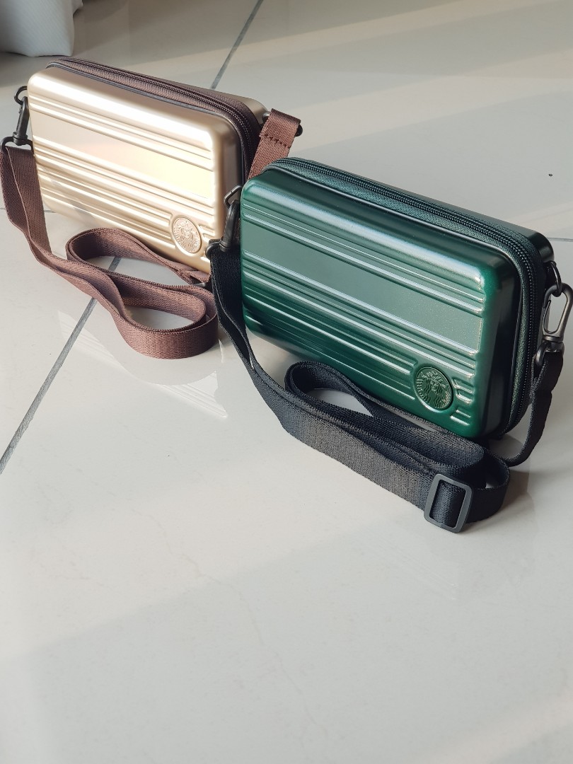 Starbucks mini luggage bag sling bag 