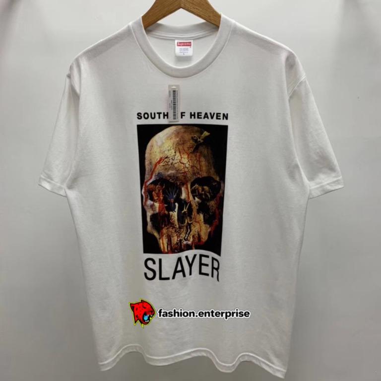 Supreme slayer south of heaven tee clearance