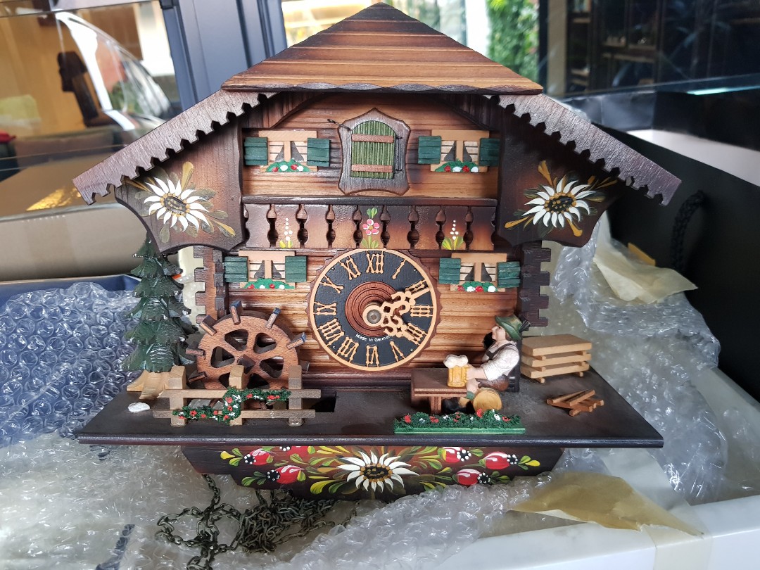 GERMAN made swiss cuckoo clock, Furniture & Home Living, Home Decor