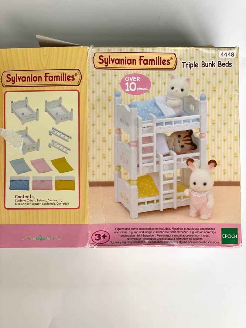 Sylvanian Families Triple bunk bed, Hobbies & Toys, Toys & Games on