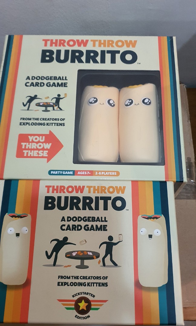 Throw Throw Burrito Original + Kickstarter Edition, Hobbies & Toys