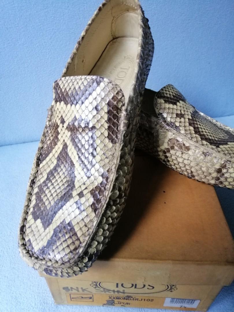 Tod's Snakeskin Men's Driving shoes 