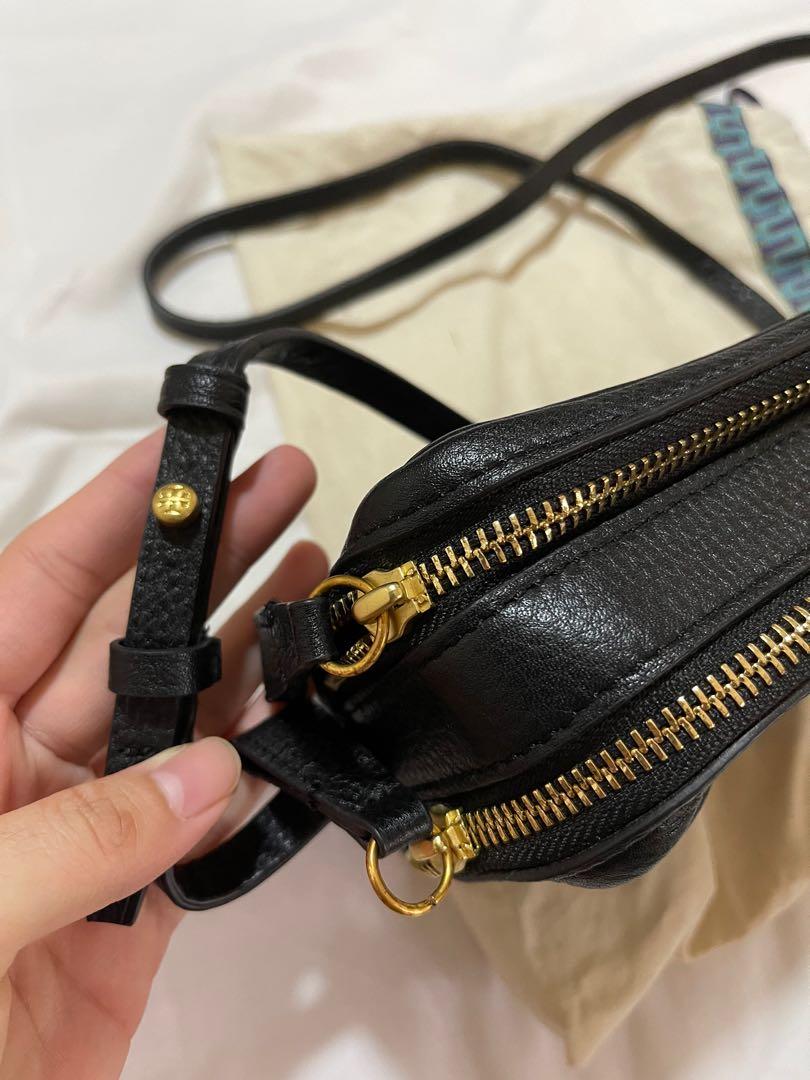 Tory burch block hotsell t pebbled zip satchel