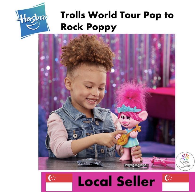 Trolls World Tour Pop to Rock Poppy, Hobbies & Toys, Toys & Games on ...