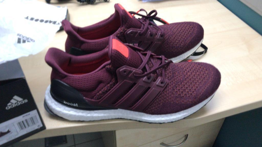 Adidas ultra top boost wool burgundy