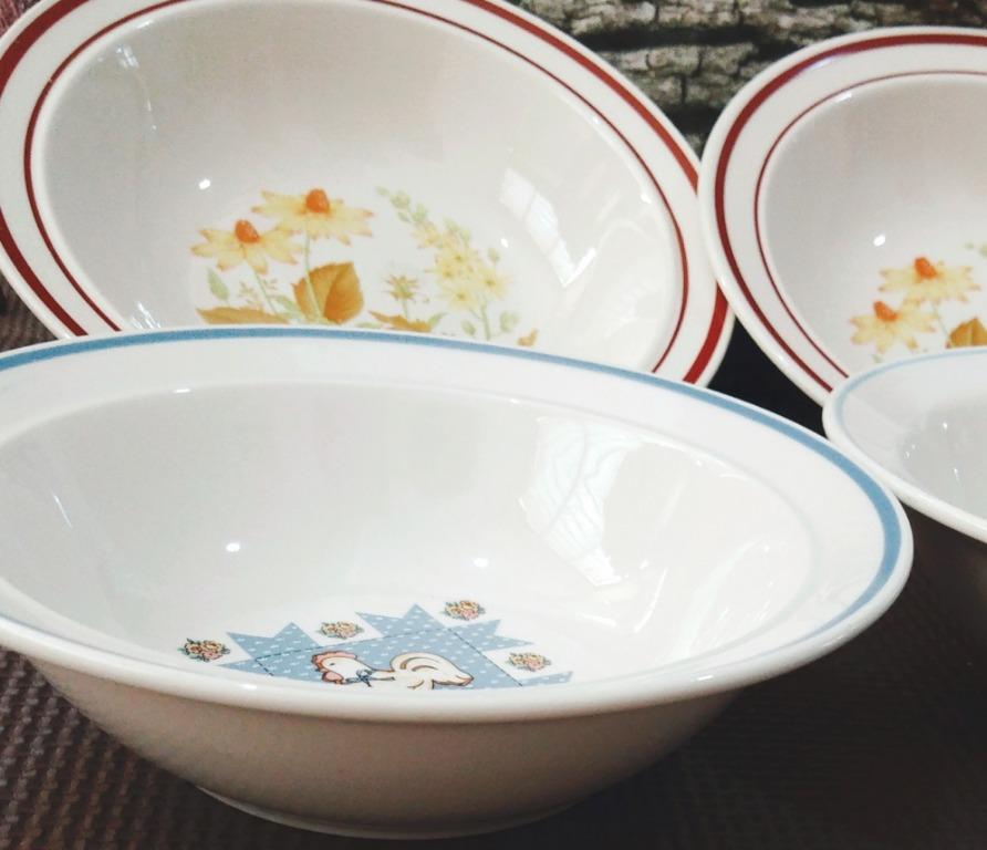 Vintage Porcelain bowls bowl , Furniture & Home Living, Kitchenware