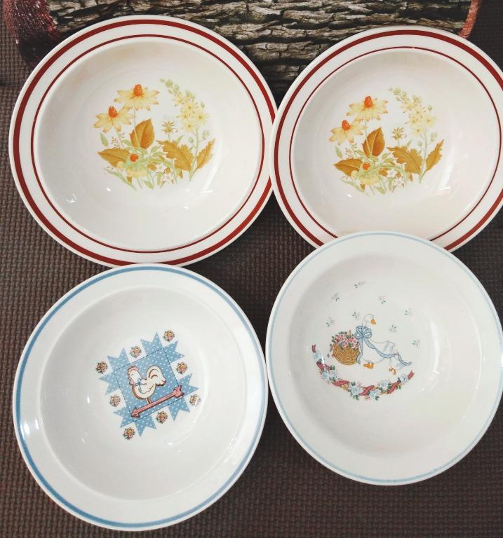 Vintage Porcelain bowls bowl , Furniture & Home Living, Kitchenware