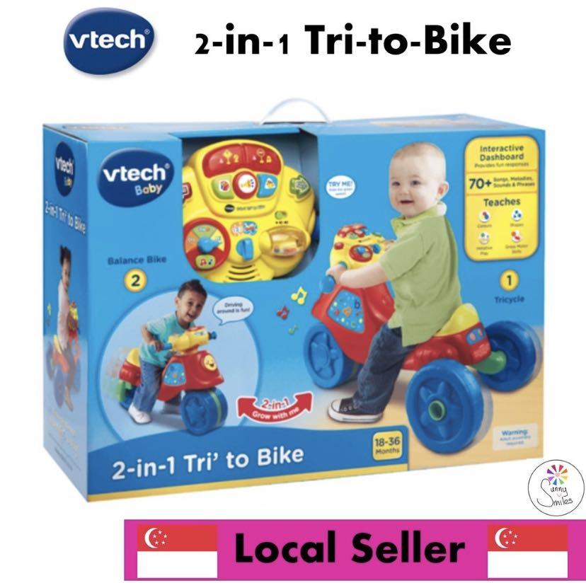 VTech 2 in 1 Tri to Bike Babies Kids Infant Playtime on Carousell