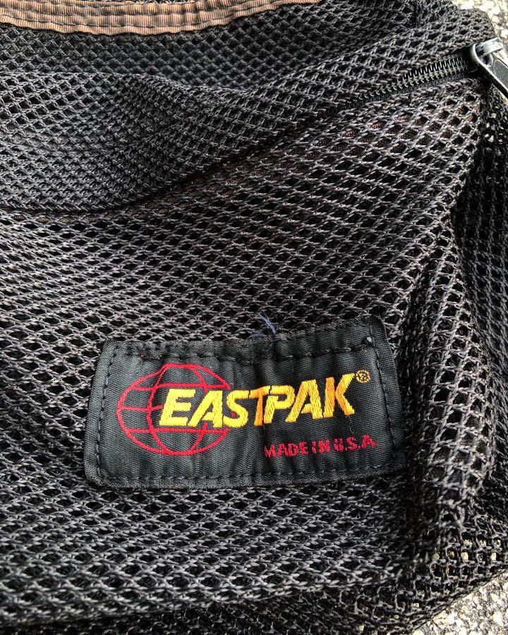 90's EASTPAK 2-tone mesh backpack - バッグ
