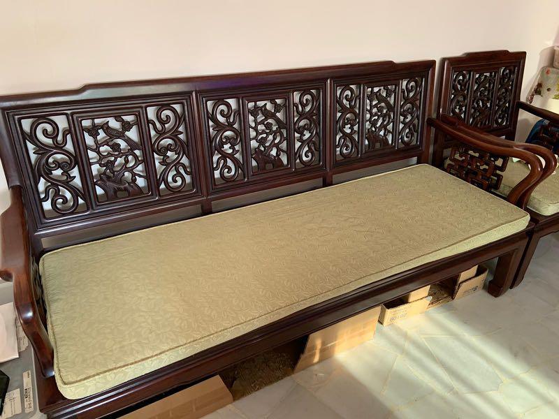 Antique Wooden Sofa - Rosewood, Furniture & Home Living, Furniture