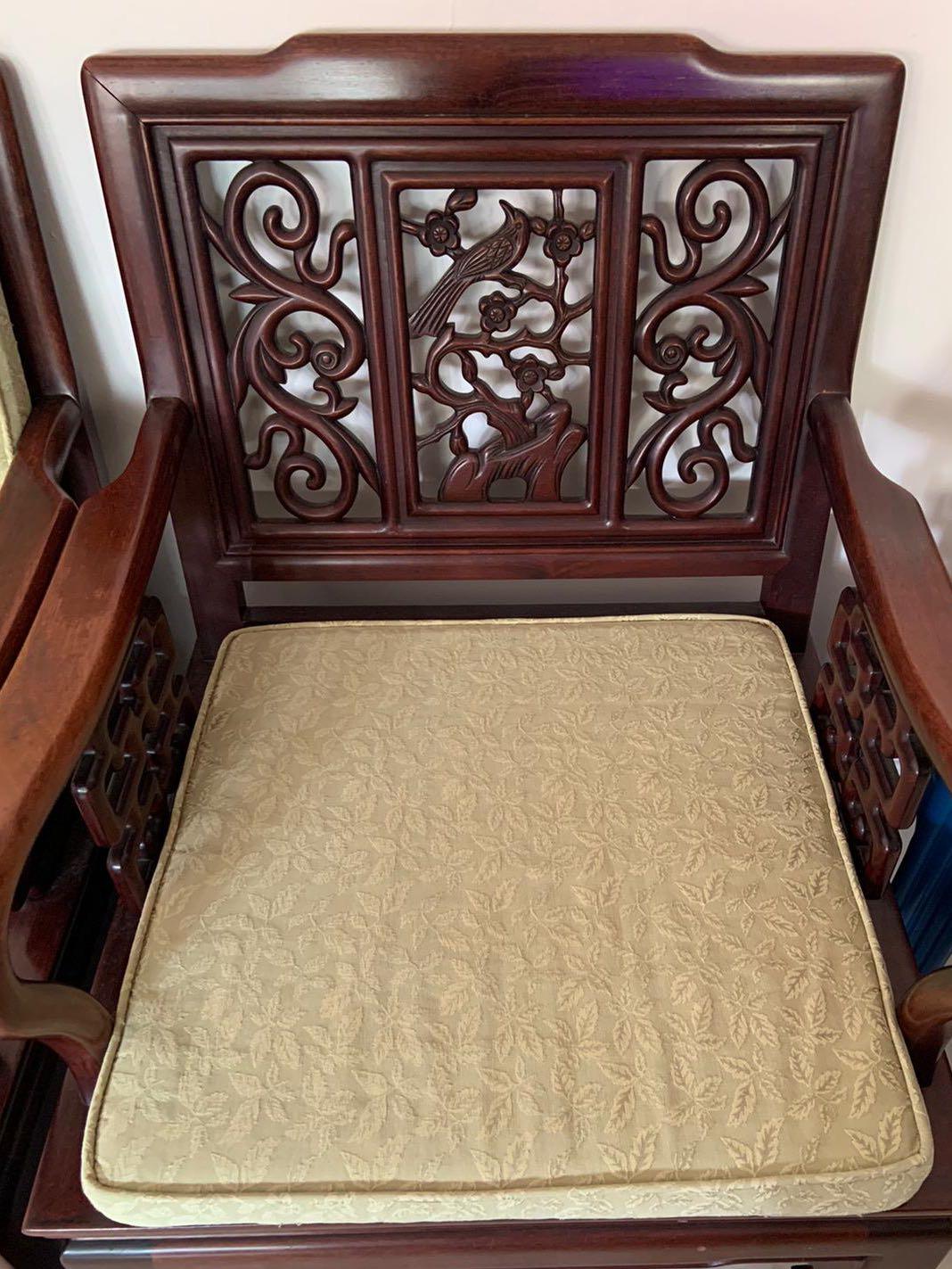 Antique Wooden Sofa - Rosewood, Furniture & Home Living, Furniture