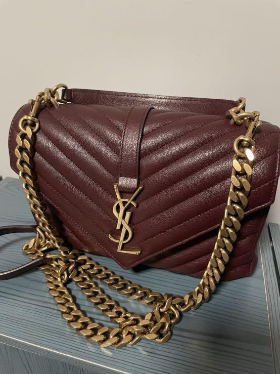 Red velvet ysl bag hotsell