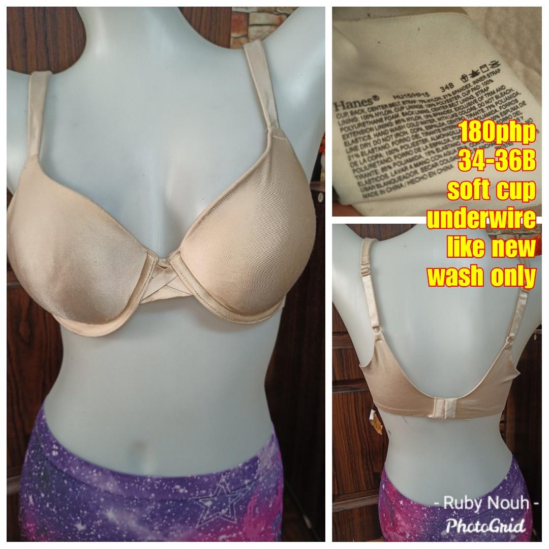 34-36B soft cup wired bra, Women's Fashion, Undergarments & Loungewear on  Carousell