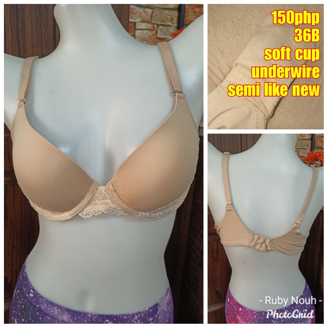 36B soft cup wired bra, Women's Fashion, Undergarments