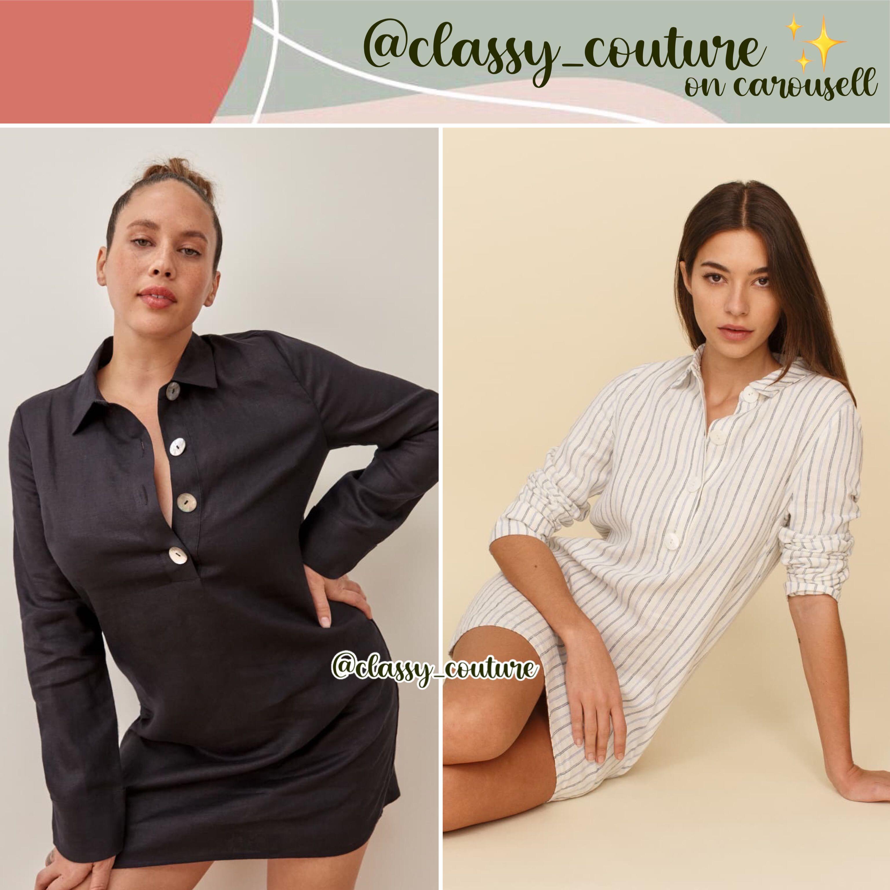 Reformation shirt dress cheap