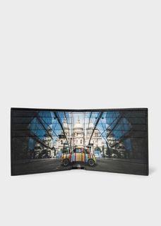 [全新] PAUL SMITH 'Mini' Print Leather Billfold Wallet 銀包