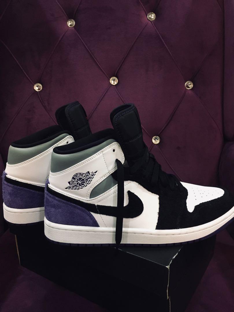 Jordan mid discount se purple