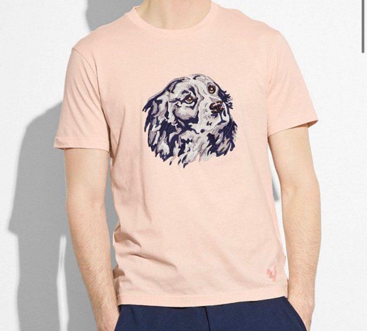 Authentic Coach Dog Tshirt, Men's Fashion, Tops & Sets, Tshirts & Polo