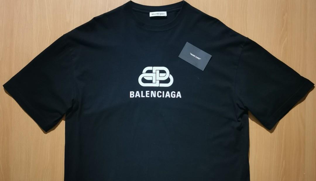 Balenciaga Unisex BB Logo TShirt Neiman Marcus   xn90absbknhbvgexnp1ai443
